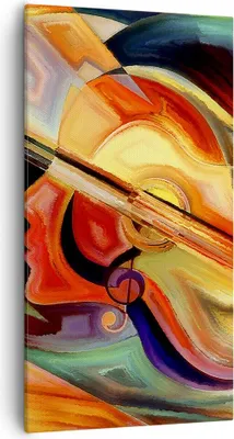 Produktbild von Bild auf Leinwand - Leinwandbild - Abstraktion modern - 55x100cm - Wand Bild - Wanddeko - Leinwanddruck - Bilder - Kunstdruck - Wanddekoration - Leinwand bilder - Wandkunst - PA55x100-3669
