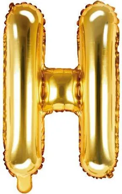 Immagine prodotto di Pallone in foil oro 35 cm lettera H