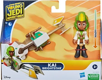 Produktbild von Star Wars Kai Brightstar, Fahrzeug, Young Jedi Adventures, 3 Jahr(e), Kunststoff, Mehrfarbig