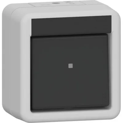 Obrázok produktu pre Kolískový spínač GIRA 310730 Cross WG AP gr (310730)