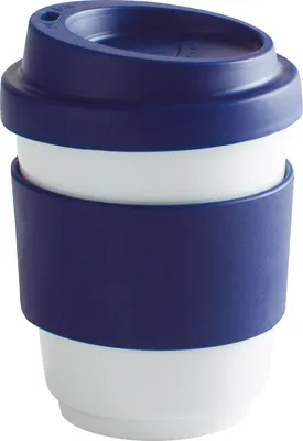 Produktbild von KAHLA Becher 0,27 l + Trinkdeckel + Banderole fillit royal blue 2DH171A44006C