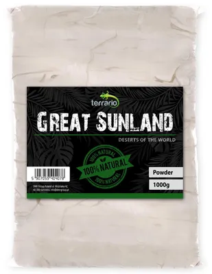 Obrázek produktu pro Terrario Great Sunland 1 kg – bílá zemina do terárií