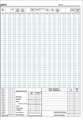 Produktbild von RNK Hauskontobuch 38x26cm bis 50 Mieter für 1 Jahr
