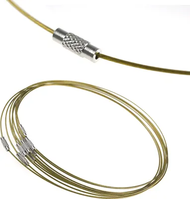 10 Collier Halsreifen Halsketten khaki