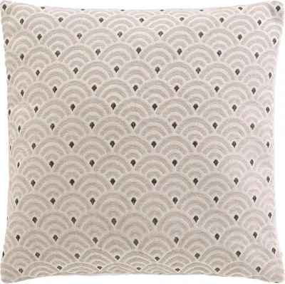 Image de Coussin décoratif avec housse jacquard, 45 x 45 cm