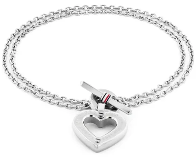 Produktbild von Atemberaubendes Stahlarmband mit Herz Toggle Heart 2780969