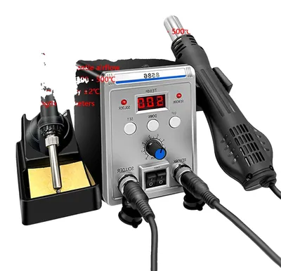 Productafbeelding van Soldeerstation, warmeluchtpistool, digitale display, model E-8586 (700W), 220V