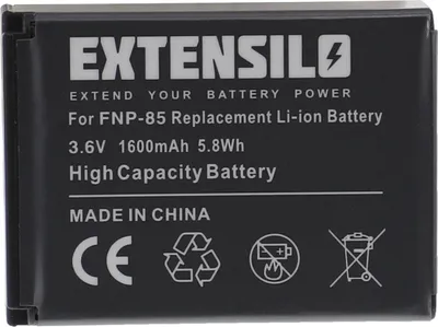 Produktbild von EXTENSILO Akku kompatibel mit Medion MD86695, MD86423 Kamera (1600 mAh, 3,6 V, Li-Ion)