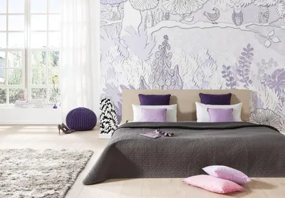 Produktbild von Komar Vlies Fototapete "Dreaming", lila, 400 x 250 cm; V8-760