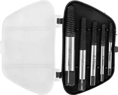 Image de Extracteurs pour vis cassées 3-19 mm, jeu de 5 pièces GRAPHITE