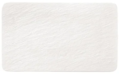 Produktbild von Villeroy & Boch Rock Blanc, Schieferplatte, Porzellan, Weiß, Rechteckig, 280 mm, 170 mm