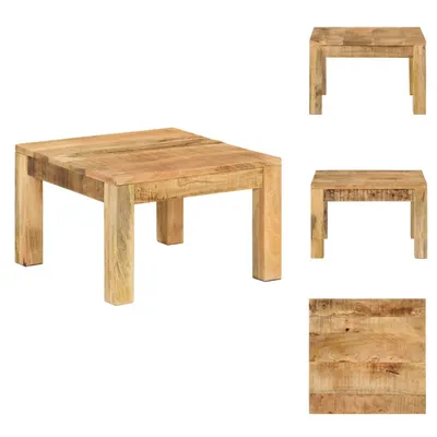 Immagine prodotto di vidaXL Tavolino da caffè 55x55x35 cm in legno massiccio di mango - Tavolini da caffè
