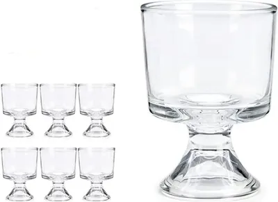 Produktbild von 6er Eisbecher Dessertschalen Eisschalen Eisschale Eisgläser EIS Glas Klar V-29ml