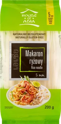 Obrázok produktu pre Makaron ryżowy Dec.Ha szeroki 5 mm 200 g