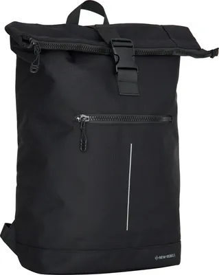 Produktbild von New Rebels Valor New York Black Rolltop Rucksack