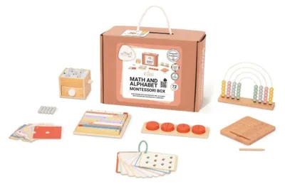 Obrázek produktu pro EliNeli Montessori vzdělávací sada pro děti od 25 měsíců - vzdělávací box