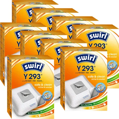 Produktbild von 9 x Swirl Y 293 MP Plus AirSpace Staubsaugerbeutel Staubbeutel Microvlies