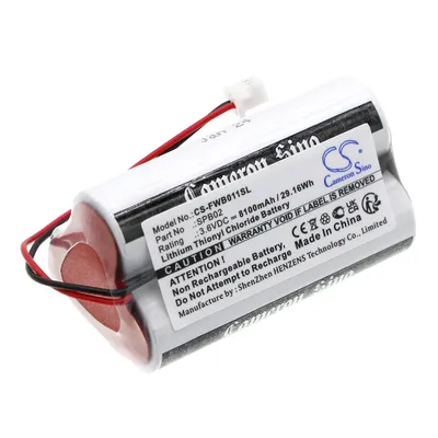 Image de TECHTEK Batterie compatible avec [Fluidwell] F010 displays, F011 displays, F012 displays, F013 displays, F014 displays, F016 displays, F018 displays,
