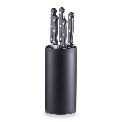 Produktbild von Zeller Messerblock-Set, 6-tlg., schwarz