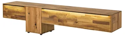 Immagine prodotto di MASSIVMOEBEL24 | Mobile Tv in legno di quercia 220x43x55 oliato naturale WIEN #207