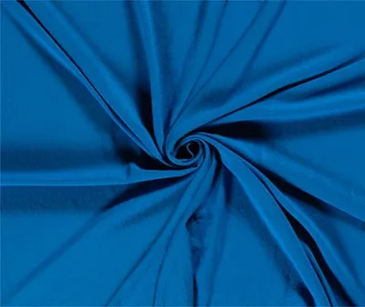 Produktbild von Elastische Bubble Viskose CRASHY Royalblau 0,5 m, Uni Meterware, 185 g/m²