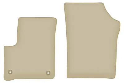 Image de Tapis de sol avant velours PREMIUM beige compatibles avec Seat e-Mii (2019-, hatchback) – avec fixations – sur‑mesure