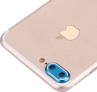 Obrázok produktu pre Ochrana fotoaparátu pre Apple iPhone 7 Plus – ochranný krúžok na fotoaparát, modrý