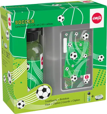 Immagine prodotto di Emsa KIDS SET mit Trinkflasche 0,4 L und VARIABOLO Box Soccer 3100518140 4009049449876