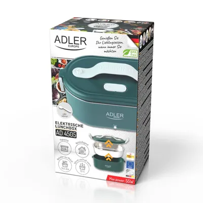 Immagine prodotto di Adler AD 4505G lunch box elettrico 55 W 0,8 L Blu, Verde, Bianco