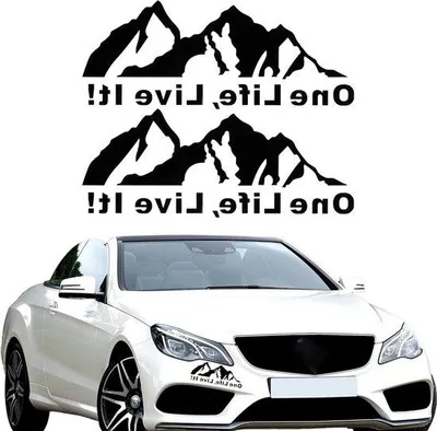 Obrázek produktu pro Samolepky na auto 20 x 8 cm na kufr, karavan, nákladní auto, 2 ks (černé)