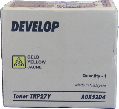 Produktbild von Develop Tonerpatrone - TNP-27Y - A0X52D4 - gelb - 4.500Seiten