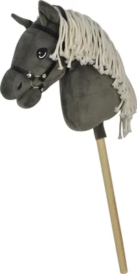 Productafbeelding van STEPPOS Premium Hobby Horse Scarlet, grijs, 70 cm