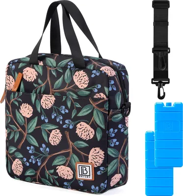 Produktbild von Brisby 4-lagige isolierte Kühltasche - Lunchtasche 7 Liter - Passionsblume