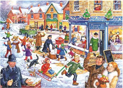 Produktbild von House of Puzzles Puzzle Schnee Winter 250 Teile