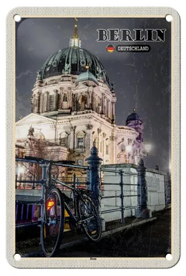Produktbild von Blechschild Städte Berlin Deutschland Dom Architektur 12x18cm Schild