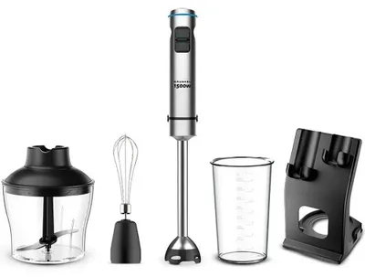 Obrázok produktu pre Grunkel BM-1500SET, Mixér na varenie, 0,8 L, 1500 W, Nerezová oceľ, Čierna