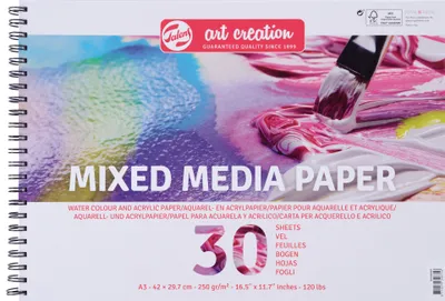 Produktbild von Talens 9312001M, Kunstpapier, 250 g/m², 30 Blätter