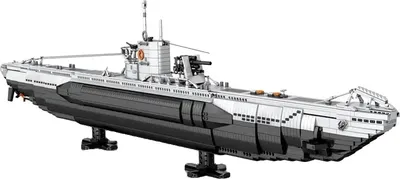 Produktbild von U-Boot Modellset, 3687 Teile, umweltfreundlicher Kunststoff, mit Originalverpackung