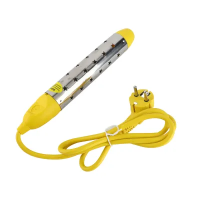 Image de Thermoplongeur électrique 2500 W – Élément chauffant en acier inoxydable avec protection contre la surchauffe et voyant lumineux, chauffe-eau portable pour piscine et baignoire