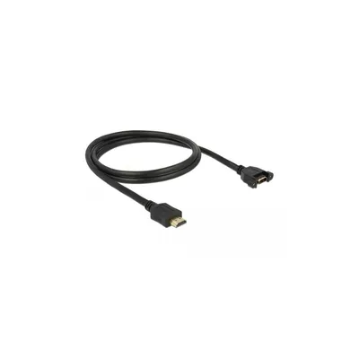 Produktbild von Delock - HDMI-Kabel mit Ethernet - HDMI männlich zu HDMI weiblich - 1 m - Schwarz