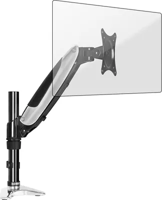 Produktbild von Duronic DM651X1 Monitor-Tischhalterung für einen LCD/LED Computer Bildschirme / Fernsehgeräte, mit Höhenverstellung durch Gasspannungsregelung / Neig, Schwenk und Rotierfunktion