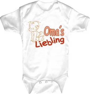 Produktbild von Babystrampler mit Print – Opa´s Liebling - 08301 versch. Farben Gr. 0-24 Monate Color - weiß Größe - 18-24 Monate