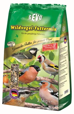 Produktbild von GEVO® Wald- und Wildvogelfutter 2,5 kg für ganzjährige Fütterung