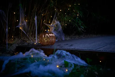 Produktbild von Schaurige Halloween Batterie Deko LED Leuchten Schädel 2xAA Batterien Geschenkidee