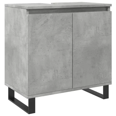 Produktbild von Badschrank Betongrau 58 x 33 x 60 cm Holzwerkstoff