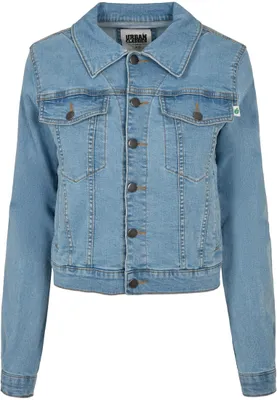 Produktbild von Urban Classics Ladies - Organic Denim Jacke bleached - 5XL