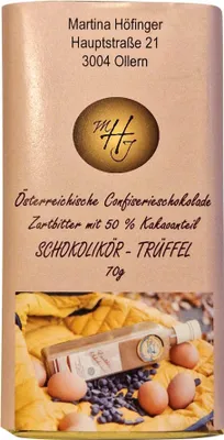 Produktbild von Schokolade Schokolikör-Trüffel 70g