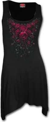 Produktbild von Spiral - Blood Rose - Goth Bottom Camisole Dress L
