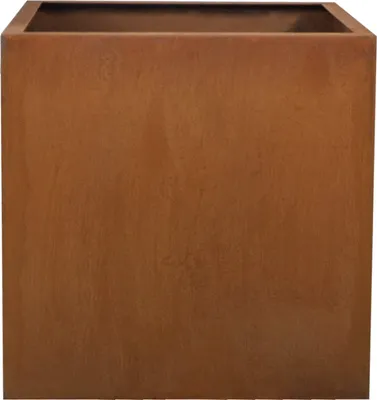 Produktbild von KÖHKO® Designer-Blumenkübel aus Cortenstahl "VIVO" 80 x 80 x 56 cm | Pflanztopf in Edelrost-Optik  Quadrat