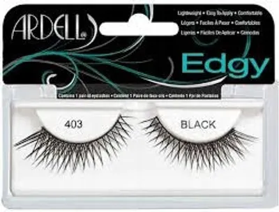 Obrázok produktu pre Ardell | Riasy, Edgy #403, Čierne plné riasy, Na páse, Umelé riasy